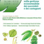 Seminario tecnico/pratico sulla gestione ecosostenibile dei noccioleti e dei castagneti